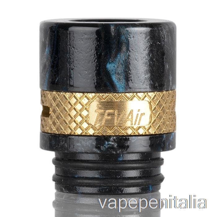 Vape Italia 810 Tfv Air Drip Tip In Resina Nero/blu